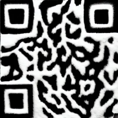 Graphite Foam abstract QR code template preview