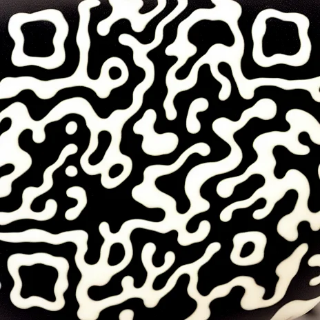 Obsidian Current abstract QR code template preview