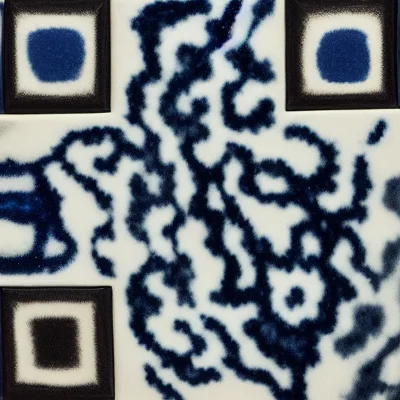 Ochre Sandstone abstract QR code template preview