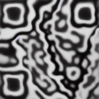 Silver Mica abstract QR code template preview