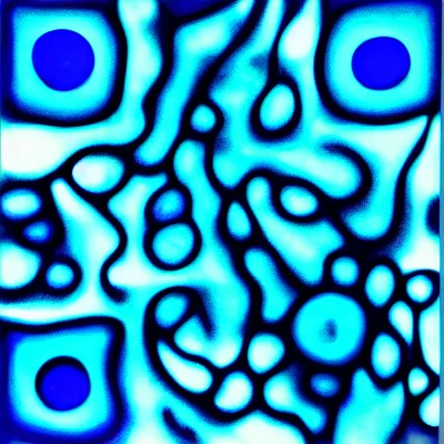 Smoked Glass abstract QR code template preview