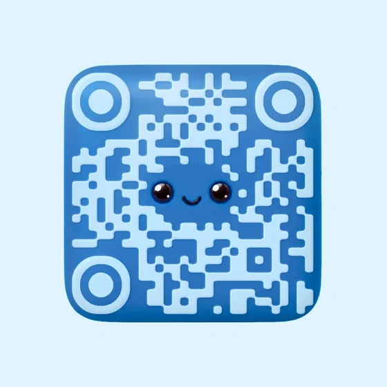 Blue Raspberry Gum candy QR code template preview