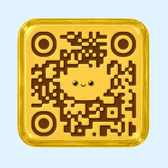 Lemon Drop candy QR code template preview